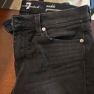 Black 7 for all Mankind Ankle Jeans